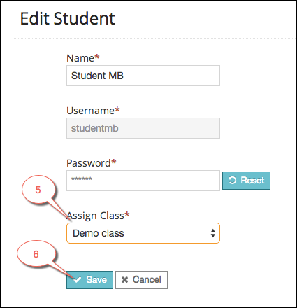 Edit Student