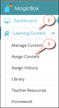 Assign content