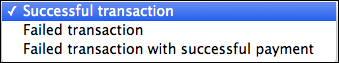 Transaction types