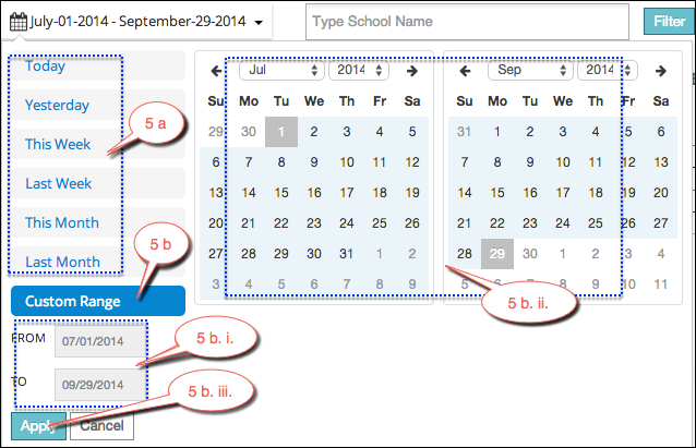 Select date