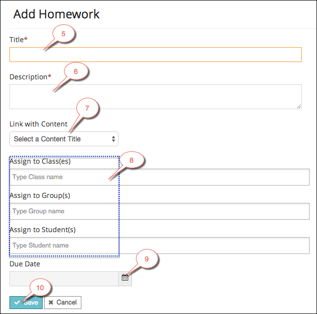 Add homework