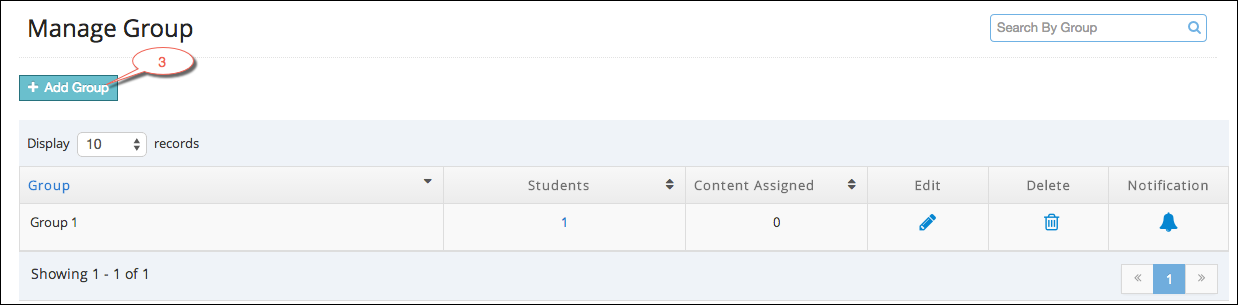 Manage group
