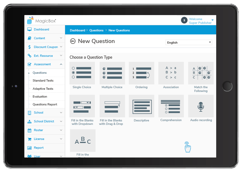 Check questions assigned to students