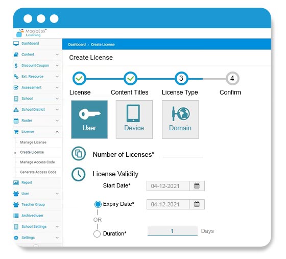 DRM and licensing management