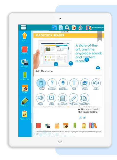 MagicBox eReader for educational publishing