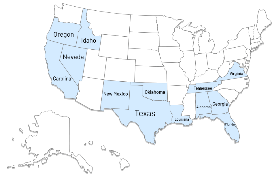 California, Alabama, Georgia, Florida, Texas textbook adoptions